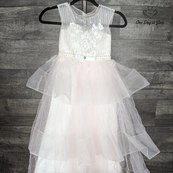 IBTOM CASTLE Sleeveless Tulle Dress Size 6-7 - Picture 1 of 4